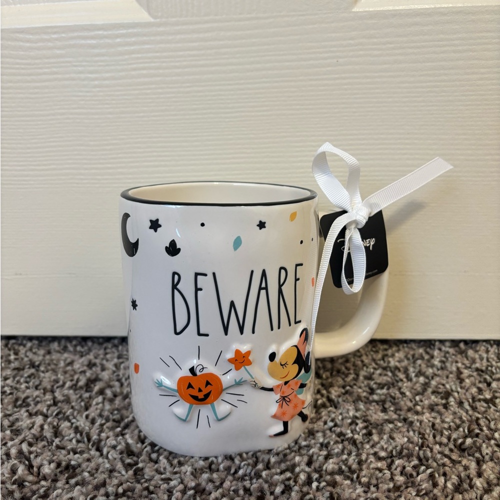 Disney Halloween Mug with Minnie and Pumpkin